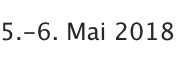 5.-6. Mai 2018